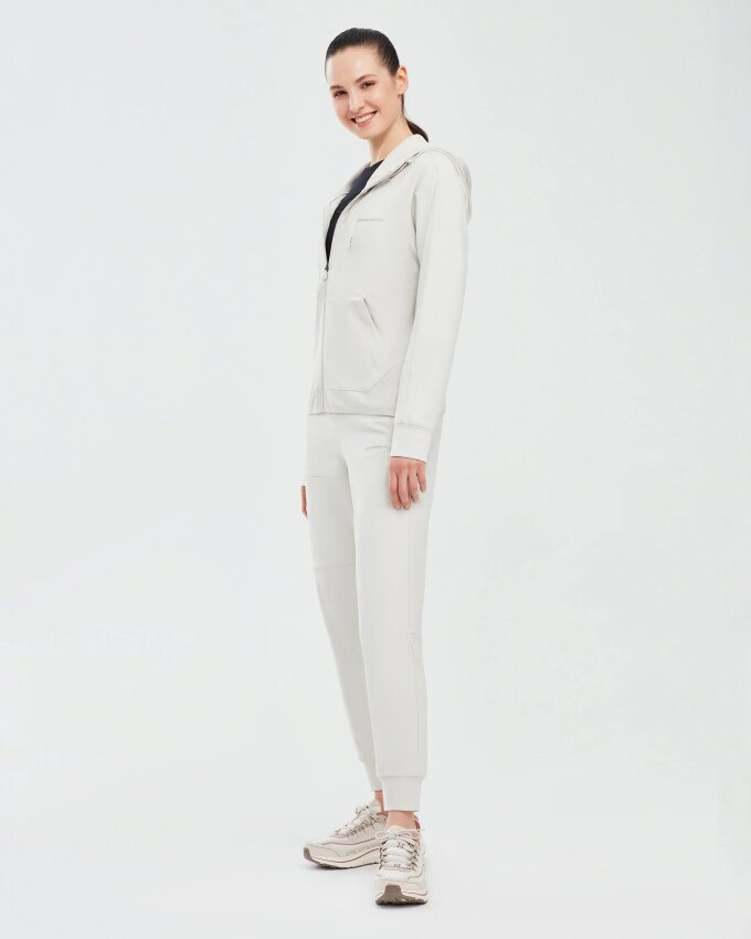 Skechers Performance Coll. W Track Suit Set Gri Kadın Eşofman Takımı - 3