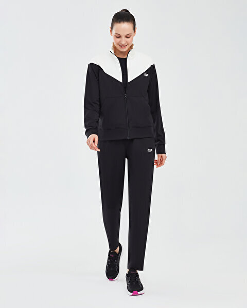 Skechers Performance Coll. W Track Suit Set SİYAH Kadın Eşofman Takımı - 1
