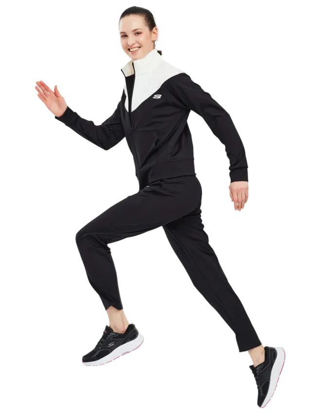 Skechers Performance Coll. W Track Suit Set Siyah Kadın Eşofman Takımı - 2