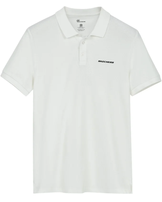 Skechers Polo M Short Sleeve Beyaz Erkek Polo Tshirt - 5
