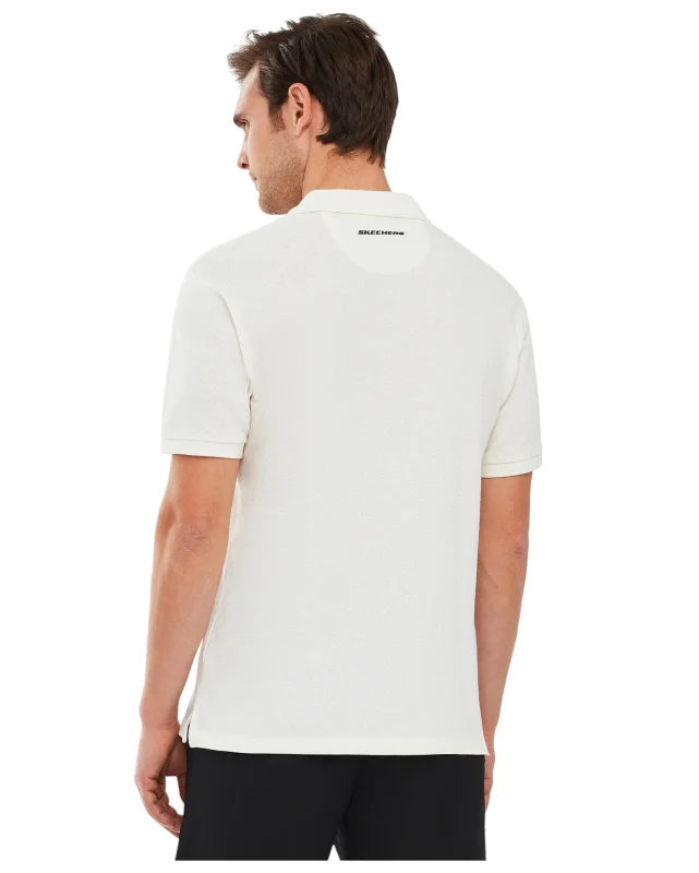 Skechers Polo M Short Sleeve Beyaz Erkek Polo Tshirt - 4