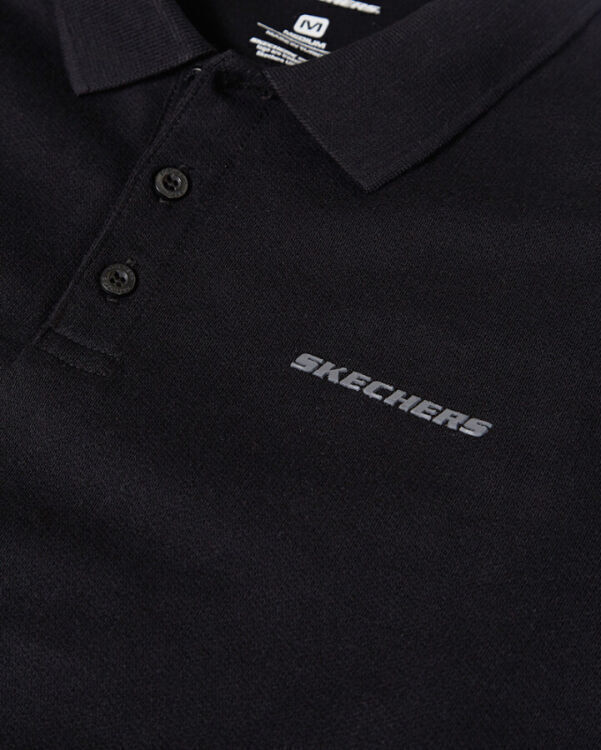 Skechers Polo M Short Sleeve Polo SİYAH Erkek Polo Tshirt S211800-001 - 5