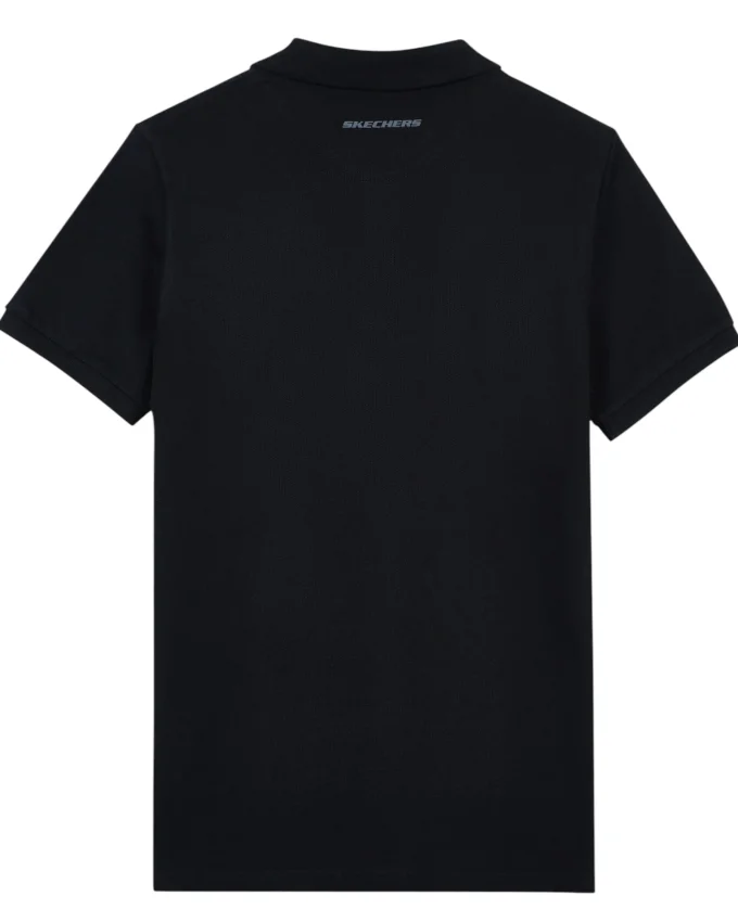 Skechers Polo M Short Sleeve Siyah Erkek Polo Tshirt - 4