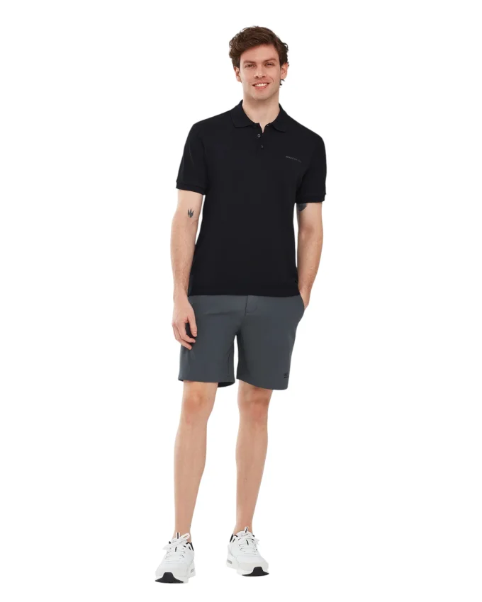 Skechers Polo M Short Sleeve Siyah Erkek Polo Tshirt - 2