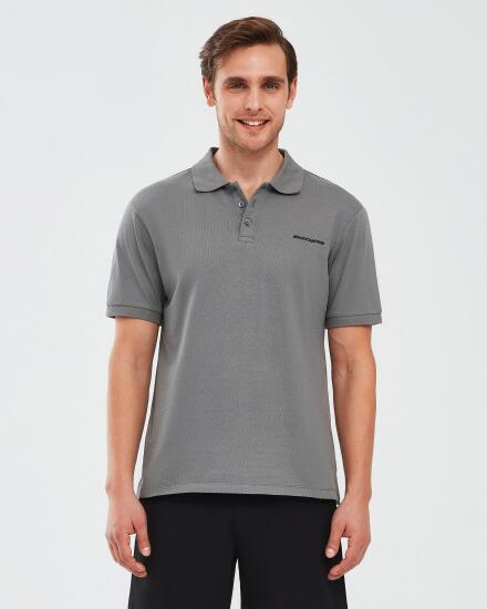 Skechers Polo Shirt M Short Sleeve Antrasit Erkek Polo Tshirt - 4