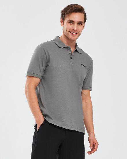 Skechers Polo Shirt M Short Sleeve Antrasit Erkek Polo Tshirt - 5