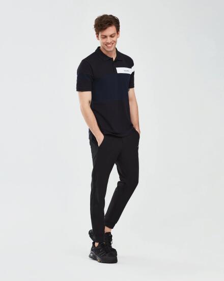 Skechers Polo Shirt M Short Sleeve SİYAH Erkek Polo Tshirt - 4