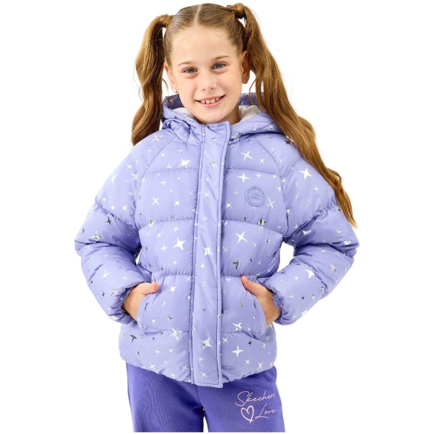 Skechers Puffer Mor Çocuk Mont - 1