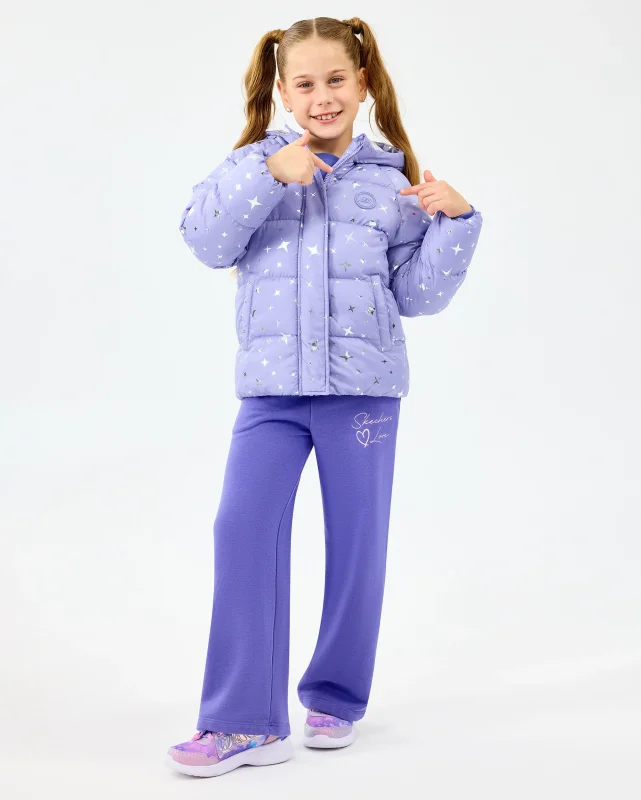 Skechers Puffer Mor Çocuk Mont - 3