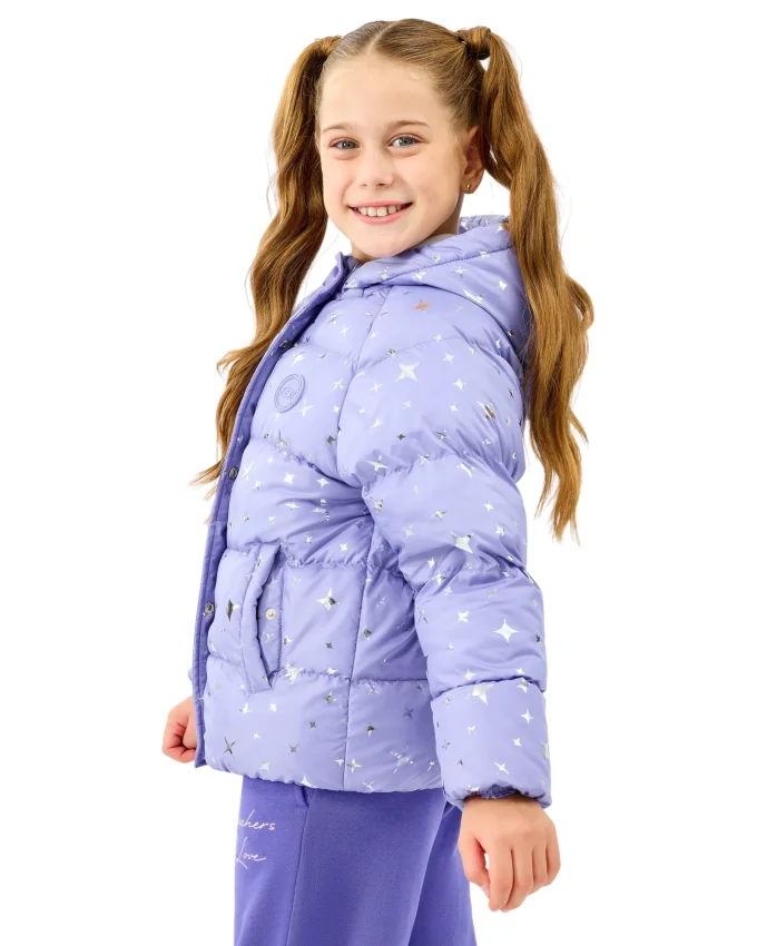 Skechers Puffer Mor Çocuk Mont - 2