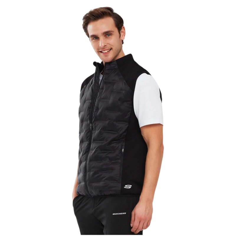 Skechers Quilted Vest Siyah Erkek Yelek - 2