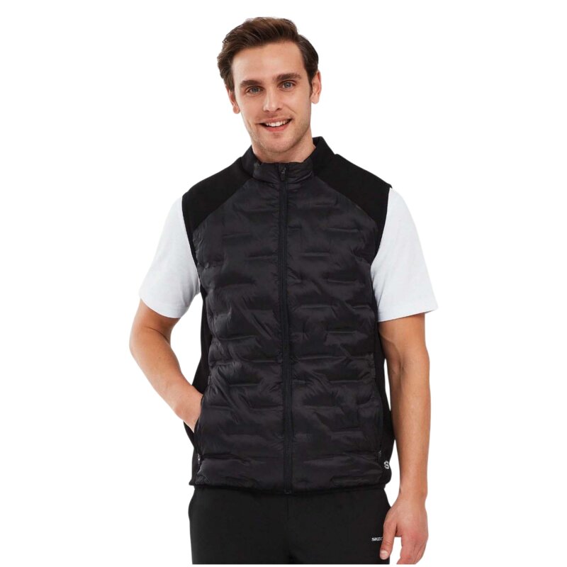 Skechers Quilted Vest Siyah Erkek Yelek - Skechers