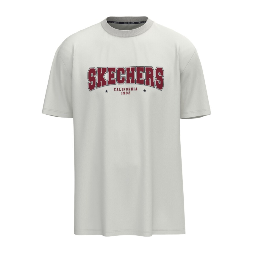 Skechers Regular Beyaz Erkek Tshirt - 1