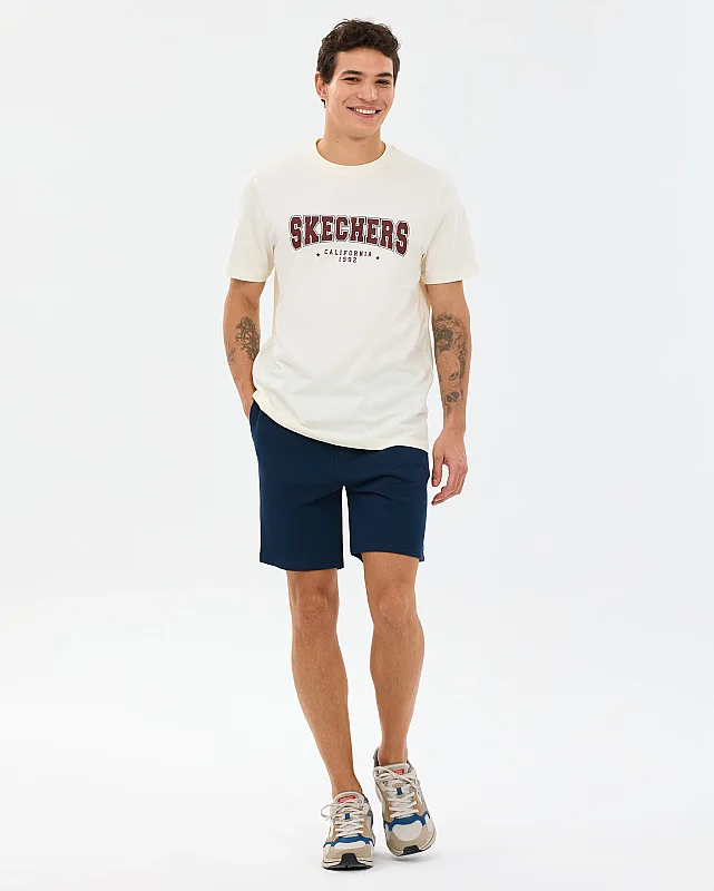 Skechers Regular Beyaz Erkek Tshirt - 4