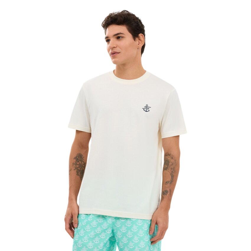 Skechers Regular Beyaz Erkek Tshirt - 1