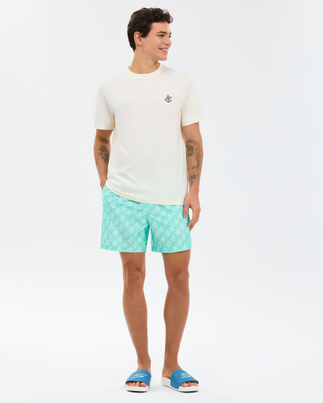 Skechers Regular Beyaz Erkek Tshirt - 4