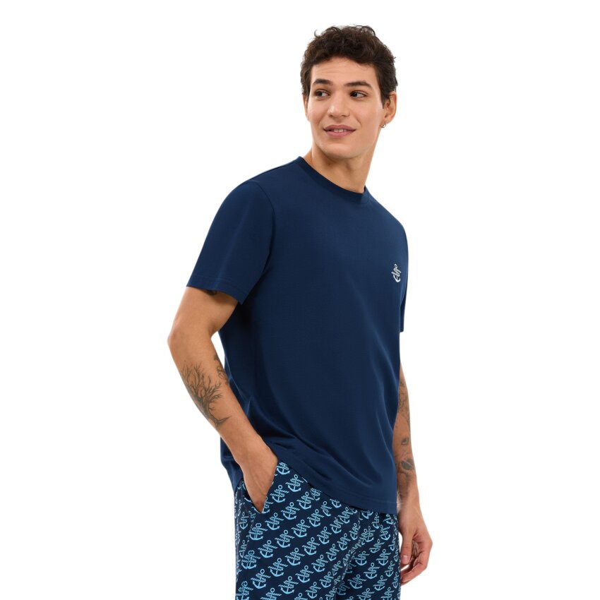Skechers Regular Lacivert Erkek Tshirt - 2
