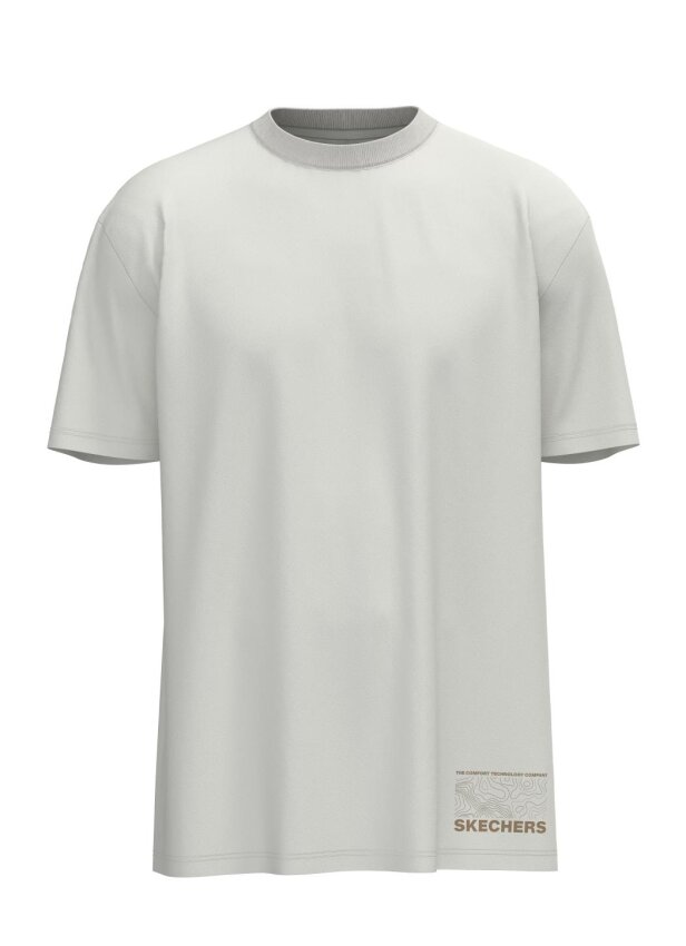 Skechers Relaxed Beyaz Erkek Tshirt - 1