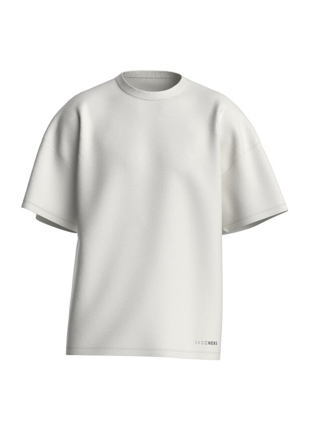 Skechers Relaxed Fit Beyaz Erkek Tshirt - 1