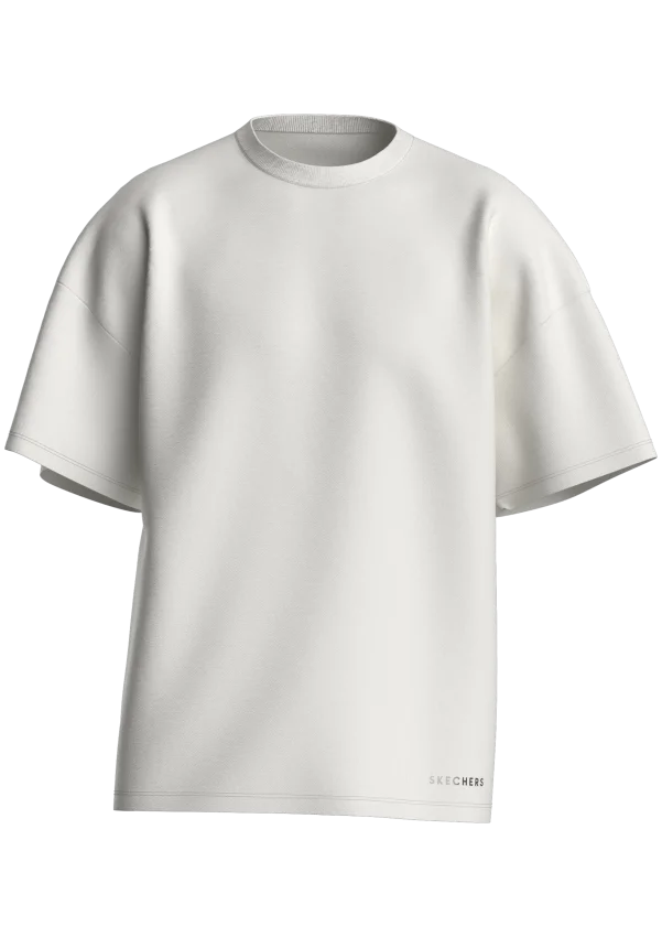 Skechers Relaxed Fit Beyaz Erkek Tshirt - 1