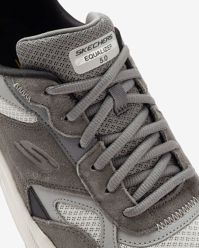 Skechers RELAXED FİT: EQUALİZER 5.0 - RONDOR Gri Erkek Günlük Ayakkabı - 9