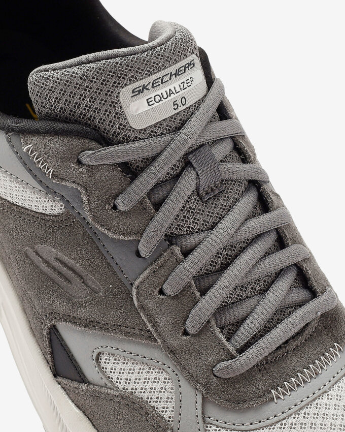 Skechers RELAXED FİT: EQUALİZER 5.0 - RONDOR Gri Erkek Günlük Ayakkabı - 9