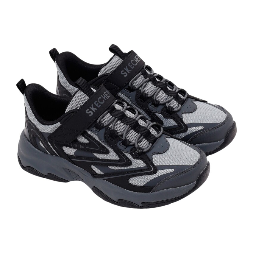 Skechers Retro Tech Siyah Çocuk Günlük Ayakkabı - 4