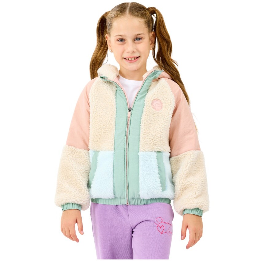 Skechers Sherpa Pembe Çocuk Mont - 1