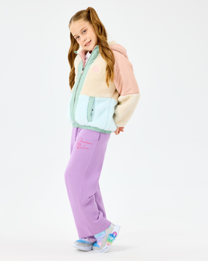 Skechers Sherpa Pembe Çocuk Mont - 3