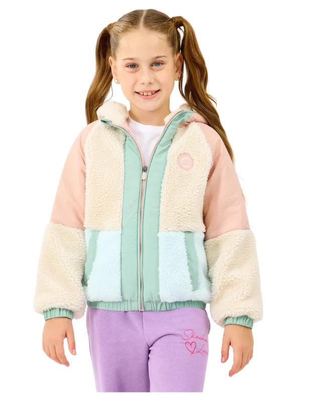 Skechers Sherpa Pembe Çocuk Mont - 3