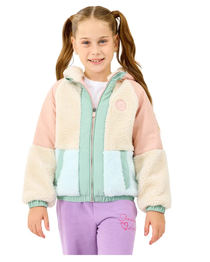 Skechers Sherpa Pembe Çocuk Mont - 3
