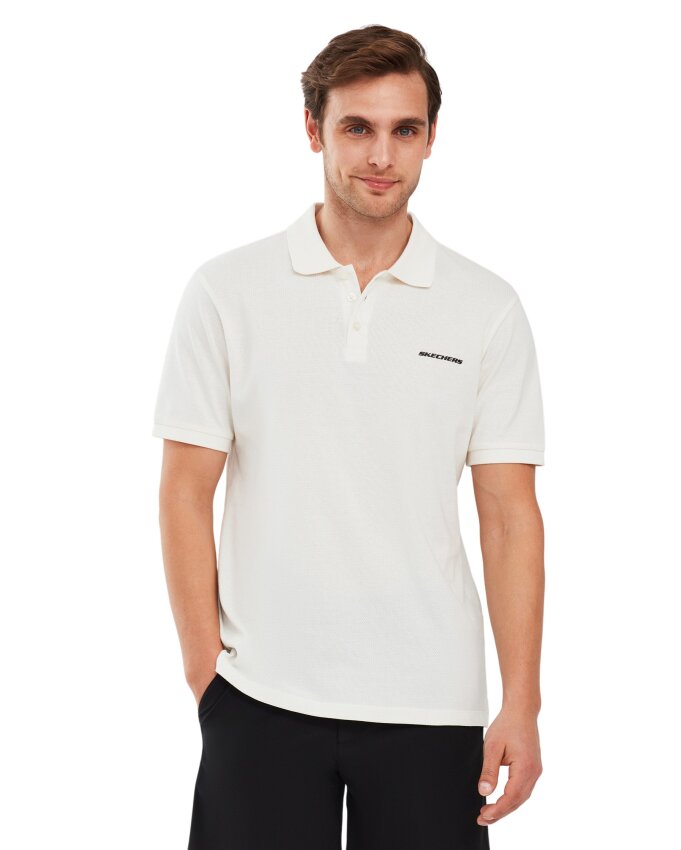 Skechers Short Sleeve Bej Erkek Polo Tshirt - 1