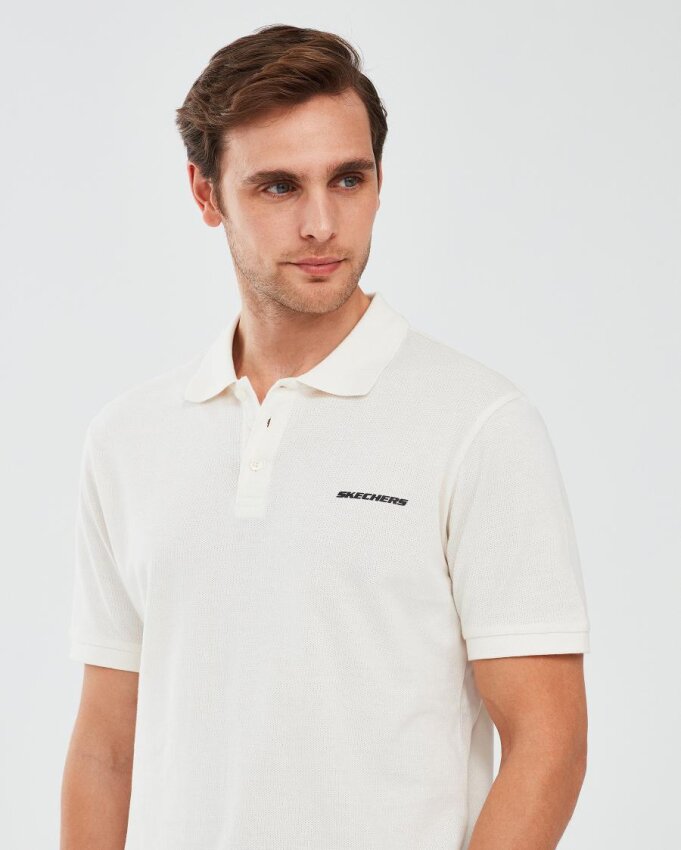 Skechers Short Sleeve Bej Erkek Polo Tshirt - 2