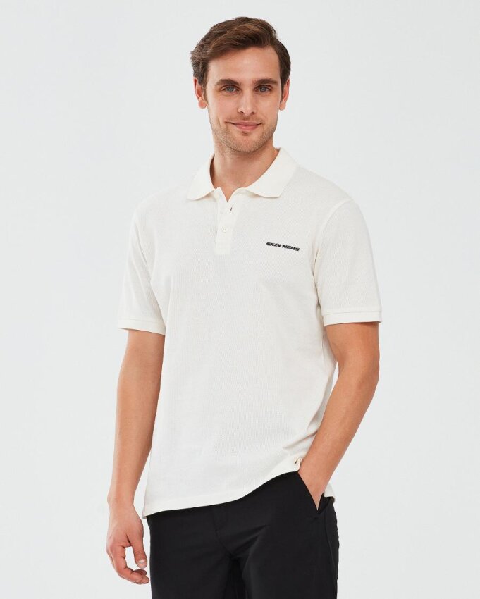 Skechers Short Sleeve Bej Erkek Polo Tshirt - 4