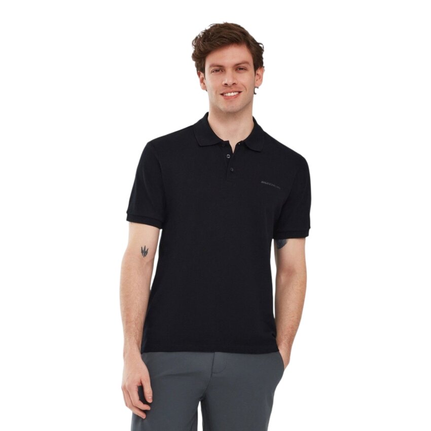 Skechers Short Sleeve Siyah Erkek Polo Tshirt - 1
