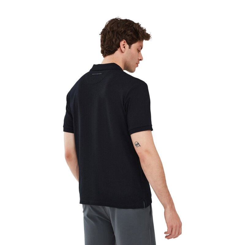 Skechers Short Sleeve Siyah Erkek Polo Tshirt - 3