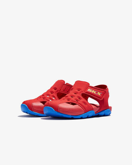 Skechers SİDE WAVE KIRMIZI Çocuk Sandalet 92330N RDBL - 3