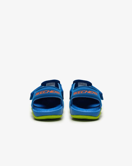 Skechers SİDE WAVE Mavi Çocuk Sandalet 92330N BLLM - 4