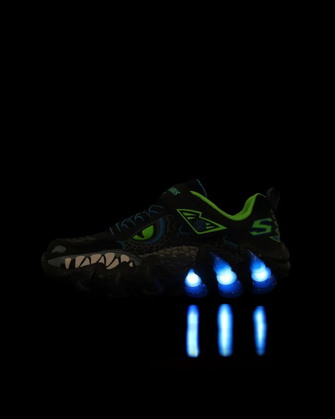 Skechers Skech-O-Saurus Lights 2.0 Siyah Çocuk Günlük Ayakkabı - 5