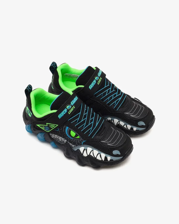 Skechers Skech-O-Saurus Lights 2.0 Siyah Çocuk Günlük Ayakkabı - 3