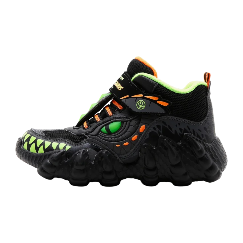 Skechers Skech-o-Saurus Lights-Breeze Siyah Çocuk Bot - 1
