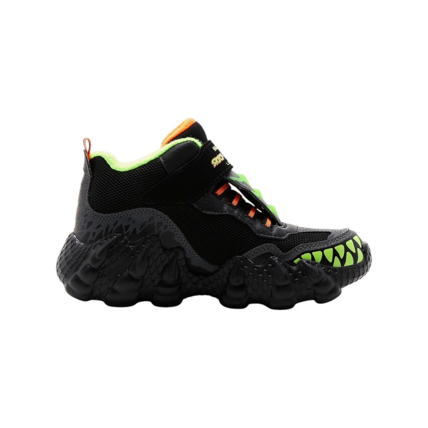 Skechers Skech-o-Saurus Lights-Breeze Siyah Çocuk Bot - 1