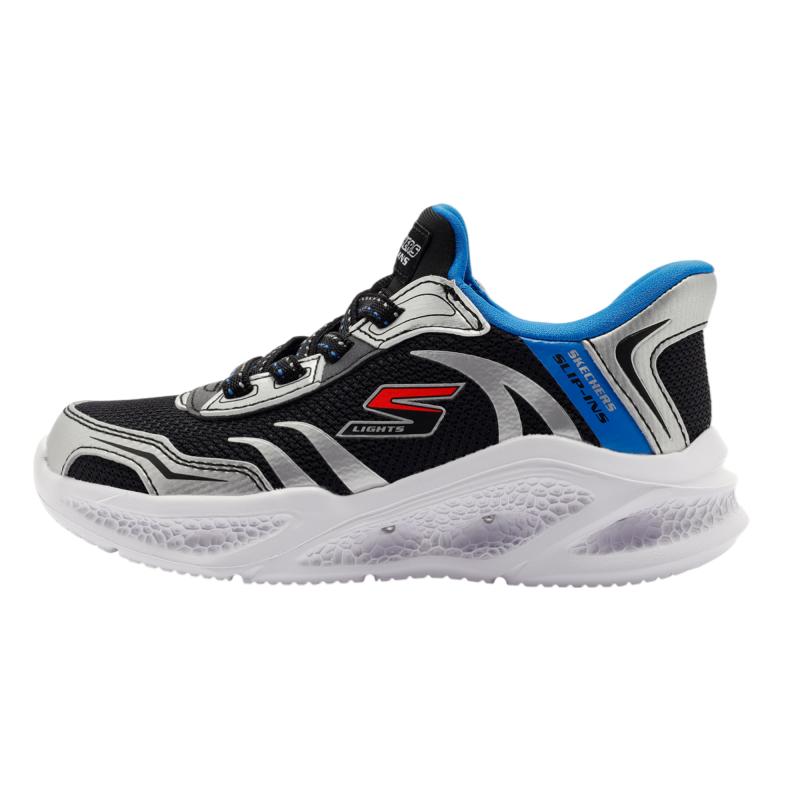 Skechers Meteor-Lights - Brisk-Beams Gri Çocuk Günlük Ayakkabı - Skechers