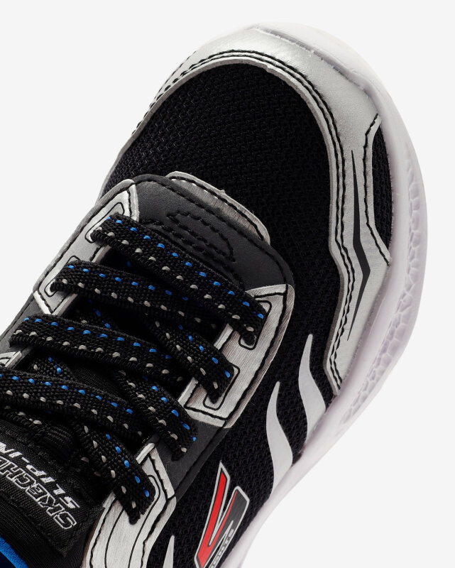 Skechers Meteor-Lights - Brisk-Beams Gri Çocuk Günlük Ayakkabı - 7