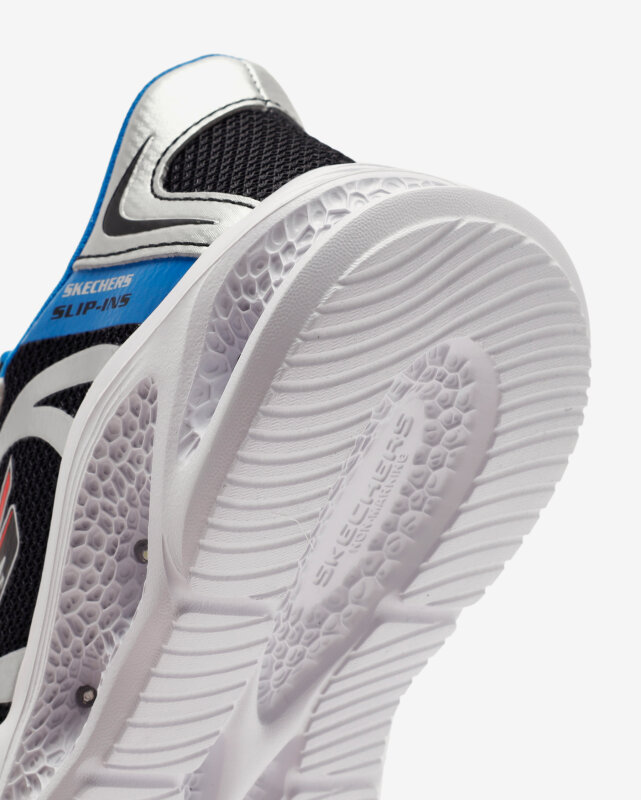 Skechers Meteor-Lights - Brisk-Beams Gri Çocuk Günlük Ayakkabı - 9