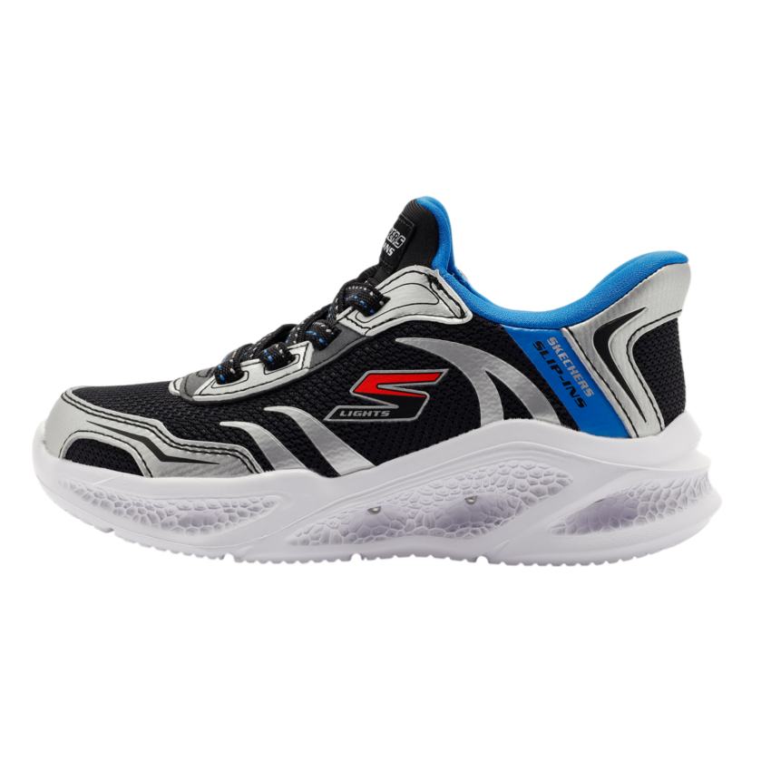 Skechers Meteor-Lights - Brisk-Beams Gri Çocuk Günlük Ayakkabı - 1