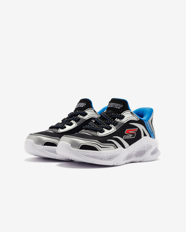 Skechers SKECHERS METEOR-LİGHTS - BRİSK-BEAMS Gri Çocuk Günlük Ayakkabı - 4