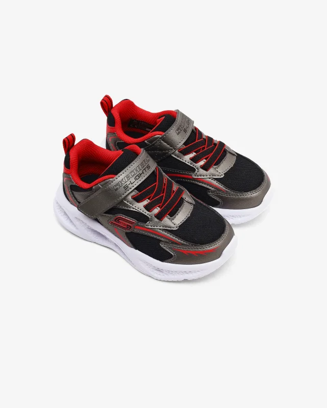 Skechers Skechers Meteor-Lights Gri Çocuk Günlük Ayakkabı - 3