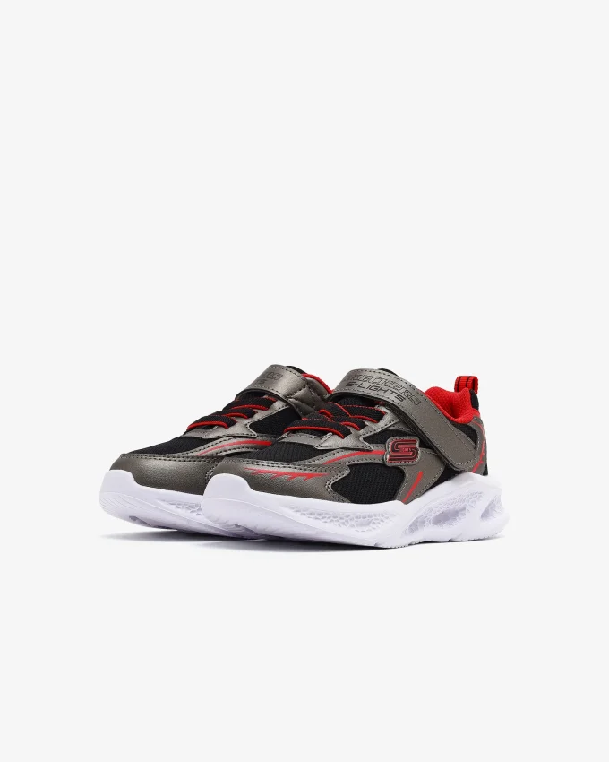 Skechers Skechers Meteor-Lights Gri Çocuk Günlük Ayakkabı - 5