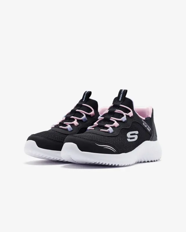Skechers Skechers Slip-İns:Bounder-Simple Cute Siyah Çocuk Günlük Ayakkabı - 3